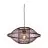 Good&Mojo Colgante De Luz Maui Bambú Burgundy S | Apta para 1x E27 