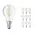 Multipack 10x Ledvance Classic LED E14 Pera con Filamento Clara 4.2W 470lm - 927 Luz muy Cálida | Mejor reproducción de color - Regulable - Reemplazo 40W