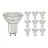 Multipack 10x Noxion Foco LED GU10 PAR16 4W 345lm 36D - 830 Luz Cálida | Regulable - Reemplazo 50W