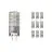 Multipack 10x Osram Parathom LED Pin GY6.35 3.8W 470lm - 827 Luz Muy Cálida | Regulable - Reemplazo 40W