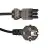 Noxion GST-Compatible Cable de alimentación - Hembra + Schuko Europlug - Negro 5m - 3 pole 0.75mm2