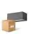 Multipack 4x D'Lite Luz De Pared Bello Negro Up & Down 12W 850lm - 830 Luz Cálida| IP54