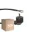 Multipack 50x Noxion Cable De Alimentación de alimentación Negro - Schuko Europlug + Extremos abiertos - 3m - 3 pole 0,75mm2