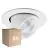 Multipack 6x Noxion Foco LED Forza V2 Aluminium Blanco 28/32/36/40W - 3300/3700/4100/4500lm 36D - 930-940-957 CCT | 160mm - Recorte 145mm - Mejor Reproducción De Color