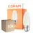 Multipack 10x Osram LED B22D Vela con Filamento Mate 4W 470lm - 827 Luz muy Cálida | Reemplazo 40W
