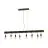 Eglo Colgante De Luz Townshend 4 Acero Marrón Negro | IP20 - Apta para 8x E27 