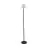 Eglo Lámpara de pie Montapalma-L Solar Acero Negro 2W 190lm - 830 Luz Cálida | IP54 - Regulable - USB-C