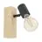 Eglo Luz De Pared Townshend 3 Madera Acero Negro | IP20 - Apta para 1x E27
