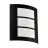 Eglo Luz De Pared City Acero Negro | IP44 - Apta para 1x E27