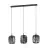 Eglo Colgante De Luz Romazzina Acero Negro | IP20 - Apta para 3x E27 
