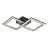 Eglo Luz de techo Calliera Acero Negro, Latón 18.4W 2500lm - 830 Luz Cálida | Regulable