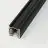 3 Fases Sistema de rieles - 1m - Negro