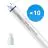 Multipack 10x Philips Tubo LED T8 MASTER (EM/Mains) High Output 8W 1050lm - 840 Blanco Frio | 60cm - Reemplazo 18W