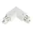 Conector trifásico esquina 90D V - externo - Blanco