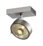 SLV Kalu Foco Aluminium Gris Esférica | Apta para 1x GU10 (AR111) 