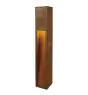 SLV Slot 80 Lámpara de pie Acero Oxidado 9W 30lm - 830 Luz Cálida | Al Aire Libre - IP55