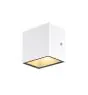 SLV Sitra Cube Luz De Pared Aluminium Blanco 11W 1270lm - 840 Blanco Frio | Al Aire Libre - IP65