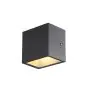 SLV Sitra S Luz De Pared Aluminium Gris 6.2W 620lm - 830-840 CCT | Al Aire Libre - IP44