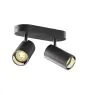 SLV Asto Aluminium Foco Negro | Apta para 2x GU10