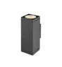 SLV Theo Pro L Up/Down Luz De Pared Aluminium Antracita 20W 2400lm - 827 Luz Muy Cálida | Al Aire Libre - IP65 - Regulable