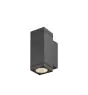 SLV Theo Pro S Luz De Pared Aluminium Antracita 3W 350lm - 827 Luz Muy Cálida | Al Aire Libre - IP65