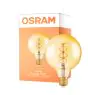 Osram Vintage 1906 LED E27 Globe Con Filamento Goud 125mm 4W 300lm - 820 Zeer Warm Wit | Dimbaar - Vervangt 28W
