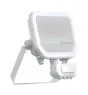 Ledvance Proyector LED Aluminium Blanco 17W 2200lm 100D - 830 Luz Cálida | IP65 - Sensor De Movimiento Y Luz - Simétrico