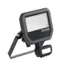 Ledvance Proyector LED Aluminium Negro 17W 2200lm 100D - 830 Luz Cálida | IP65 - Sensor De Movimiento Y Luz - Simétrico