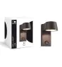 D'Lite Luz De Pared Lira Negro 7W 600lm 830 Luz Cálida | IP54 - Sensor De Movimiento