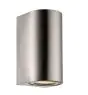 Nordlux Canto Maxi 2 Luz De Pared Acero Inoxidable Up & Down | IP44 - Apta para 2x GU10