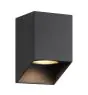 Nordlux Nico Luz De Pared Cuadrado Aluminium Negro | Apta para 1x GU10
