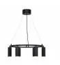 Nordlux Vico Colgante De Luz Aluminium y Metal Negro | 534mm - Apta para 6x GU10