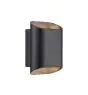 Nordlux Nico 22 Luz De Pared Negro IP54 | Apta para 4x GU10