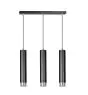 Emibig Colgante De Luz Kibo Acero Negro | Apta para 3x GU10 - Max 10W