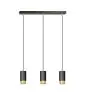 Emibig Colgante De Luz Fumiko Acero Negro | Apta para 3x GU10 - Max 10W