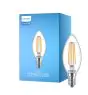 Philips Corepro LED Vela E14 con Filamento Clara 6.5W 806lm - 827 Luz muy Cálida | Reemplazo 60W