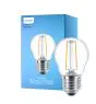 Philips Corepro LED Lustre E27 Esférica con Filamento Clara 2W 250lm - 827 Luz muy Cálida | Reemplazo 25W