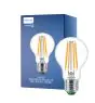 Philips MASTER LED Bulbo Ultra Efficient E27 Pera Clara 4W 840lm - 827 Luz muy Cálida | Reemplazo 60W
