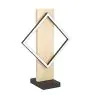 Eglo Lámpara De Mesa Boyal Madera Negro, Marrón 13W 1750lm - 830 Luz Cálida