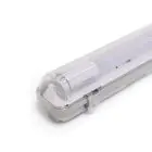 Noxion Pantalla LED Estanca Alojamiento Poseidon V2.0 incl. 1x Noxion Tubo LED T8 Standard Output 15W 1800lm - 830 Luz Cálida | 120cm