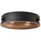 Brilliant Zois Luz de techo Metal Negro | 420mm - Apta para 2x E27