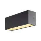 SLV Sitra L Up/Down Luz De Pared Aluminium Gris 24W 3060lm - 830-840 CCT | Al Aire Libre - IP65