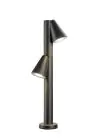 SLV T-Tubo Aluminium Negro | Apta para 2x GU10