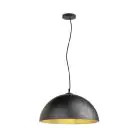 SLV Forchini 50 Colgante De Luz Plástico Negro | Apta para 1x E27 