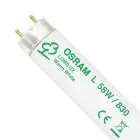 Osram T8 Lumilux 58W - 830 Luz Cálida | 150cm