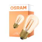 Osram Vintage 1906 LED E27 Edison Con Filamento Oro 4.8W 360lm - 822 Luz Muy Cálida | Regulable - Reemplazo 40W
