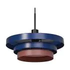 Ledvance LED Colgante De Luz Decor Layers Colgante De Luz Acero Azul | Apta para 1x E27
