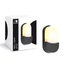D'Lite Luz De Pared Atos ABS Negro | IP54 - Apta para 1x E27 
