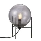 Nordlux Lámpara De Mesa Alton 20 Vidrio y Metal Negro | Apta para 1x E14