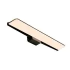 Nordlux Tinia 60 Luz De Pared Metal Negro - 24W 1800lm - 930-940 CCT | IP44 - Mejor Reproducción De Color - 3 Pasos Regulable